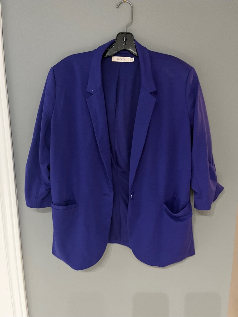 3/$30 Ricki's purple boyfriend Relaxed Blazer - Women